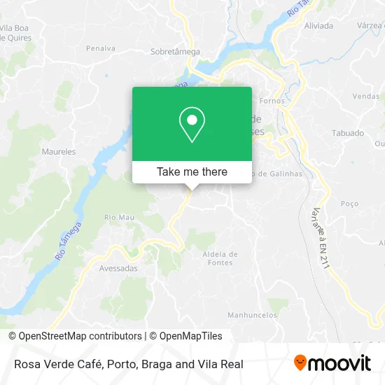 Rosa Verde Café map