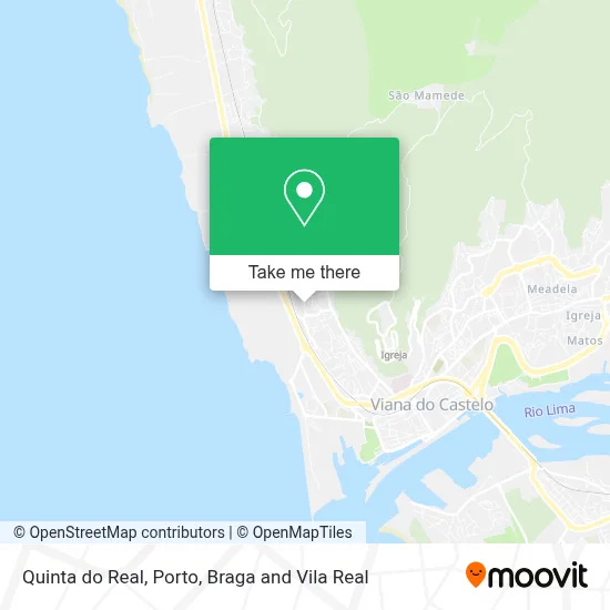 Quinta do Real map