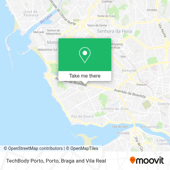 TechBody Porto map
