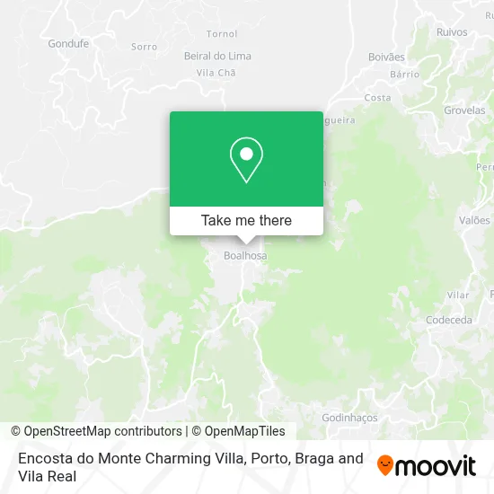 Encosta do Monte Charming Villa map