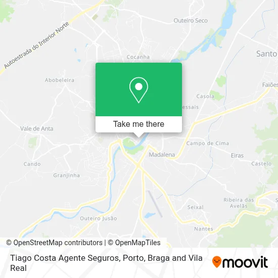 Tiago Costa Agente Seguros map