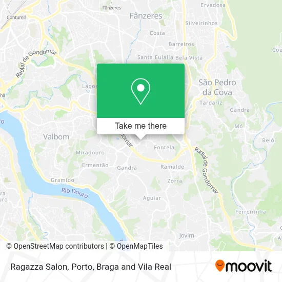 Ragazza Salon mapa
