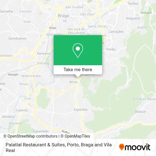Palatial Restaurant & Suites map