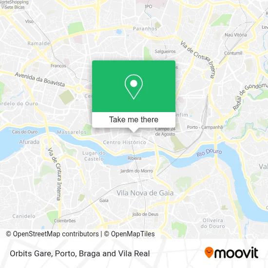 Orbits Gare map