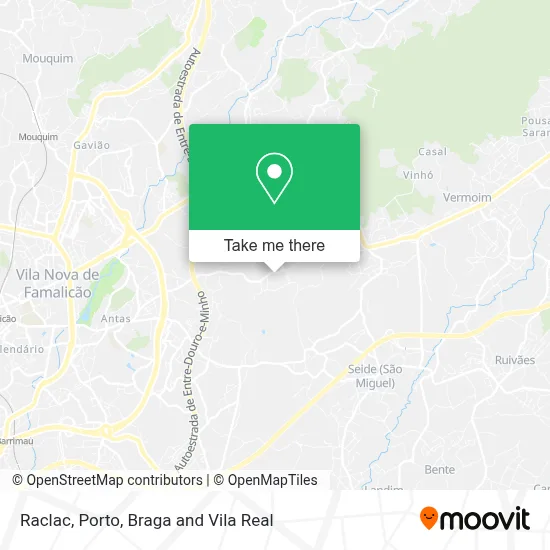 Raclac mapa