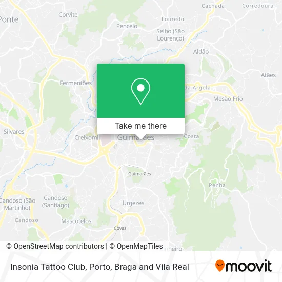 Insonia Tattoo Club map