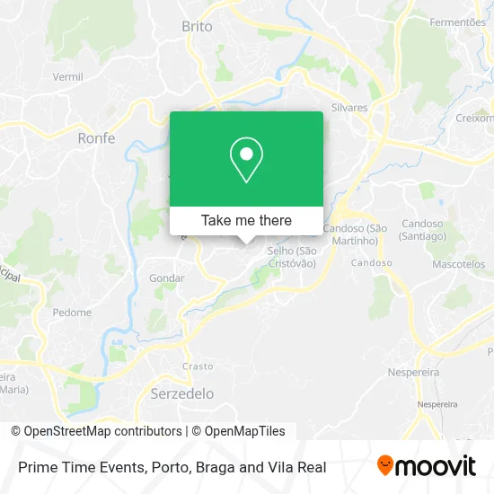 Prime Time Events map