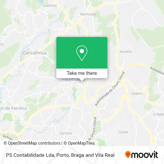 PS Contabilidade Lda map