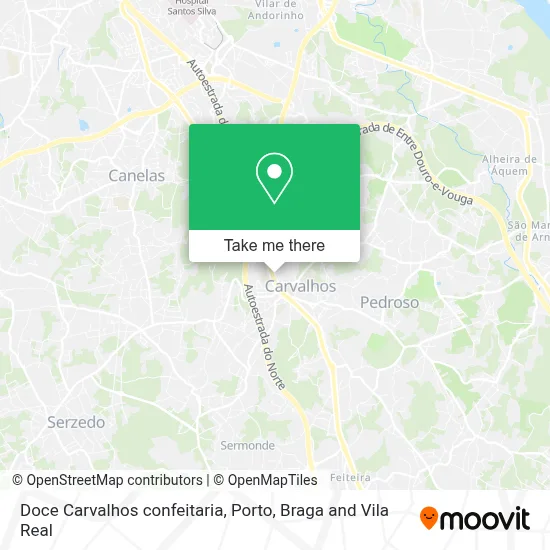 Doce Carvalhos confeitaria map