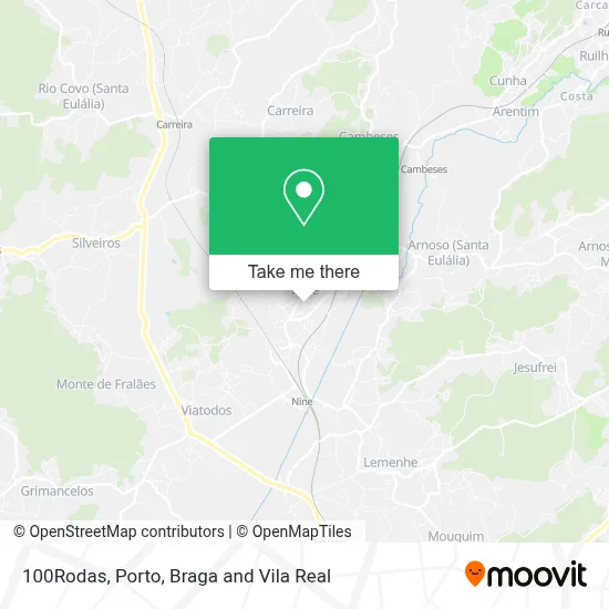100Rodas map