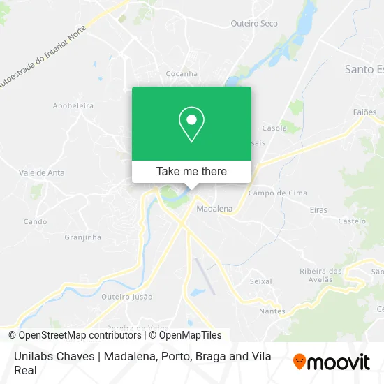 Unilabs Chaves | Madalena map