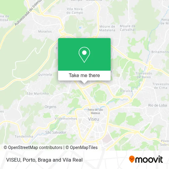 VISEU map