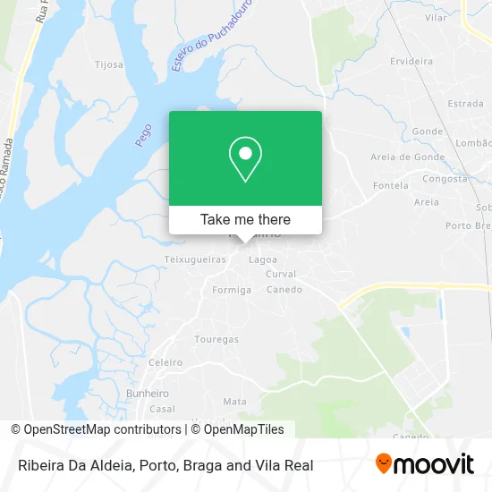 Ribeira Da Aldeia map