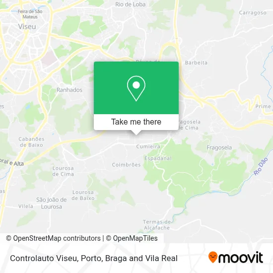 Controlauto Viseu map