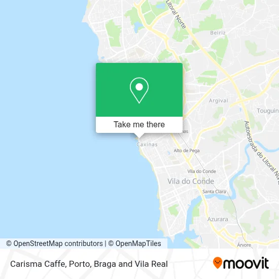 Carisma Caffe map