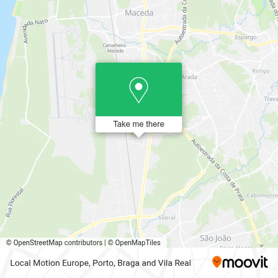 Local Motion Europe map