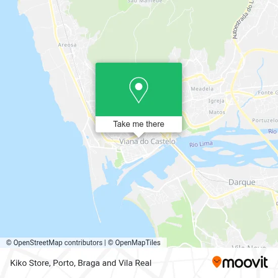 Kiko Store map