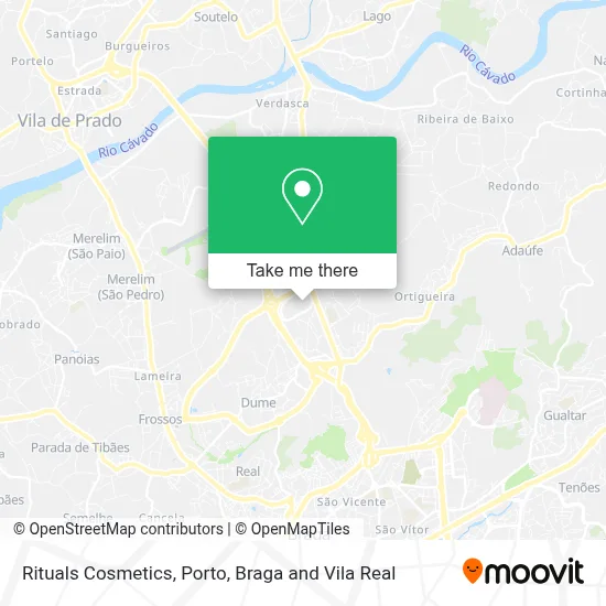 Rituals Cosmetics mapa
