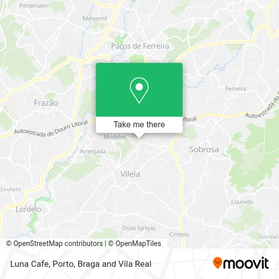 Caffe Luna map