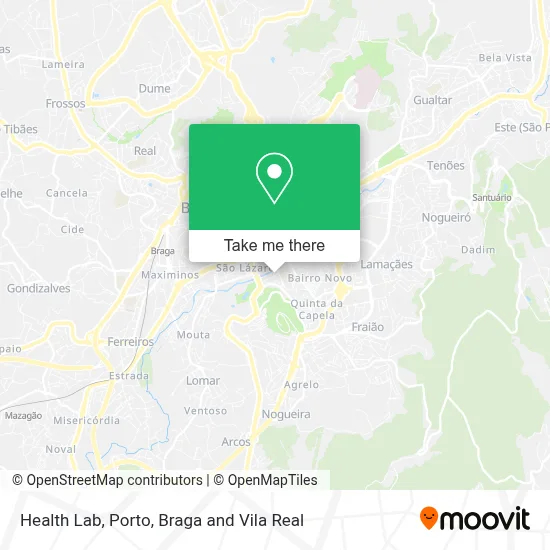 Health Lab map