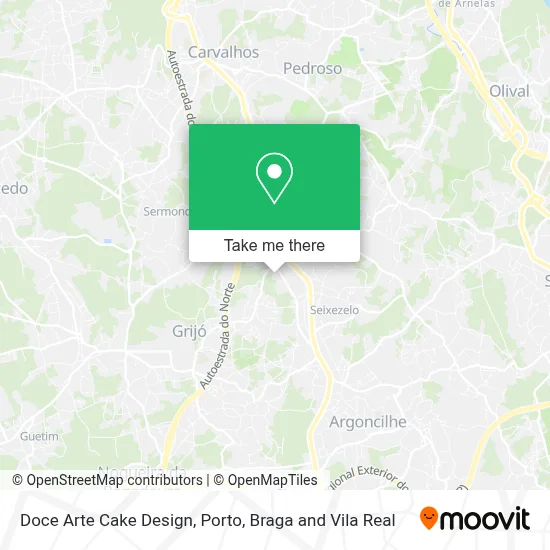 Doce Arte Cake Design map