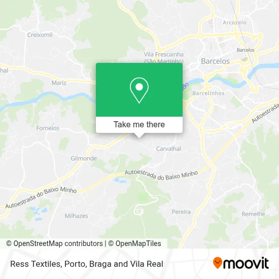 Ress Textiles mapa