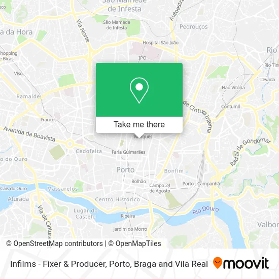 Infilms - Fixer & Producer map