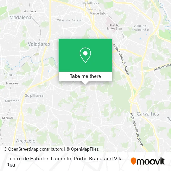 Centro de Estudos Labirinto map