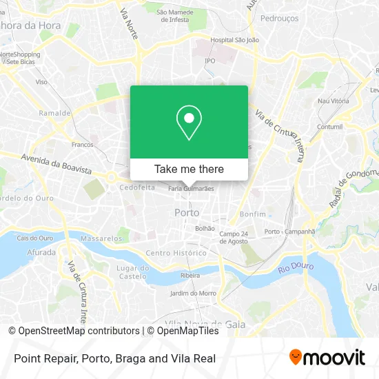 Point Repair map