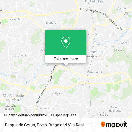 Parque da Corga map