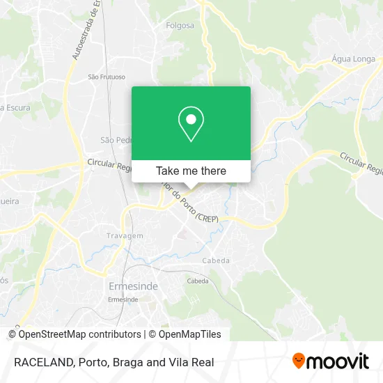 RACELAND mapa