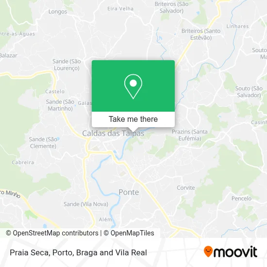 Praia Seca map