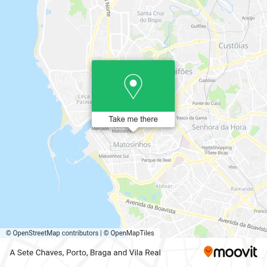A Sete Chaves map