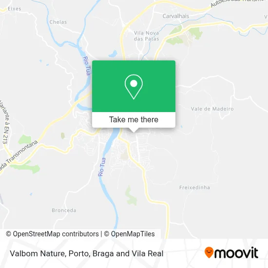 Valbom Nature map