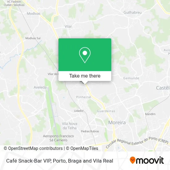 Café Snack-Bar VIP map