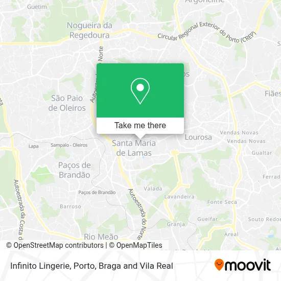 Infinito Lingerie map