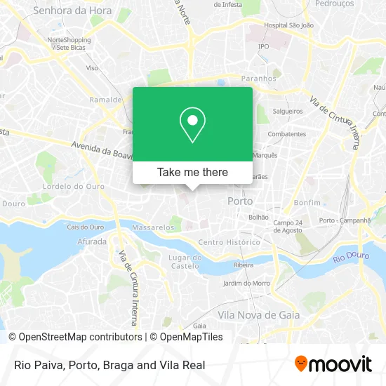Rio Paiva map