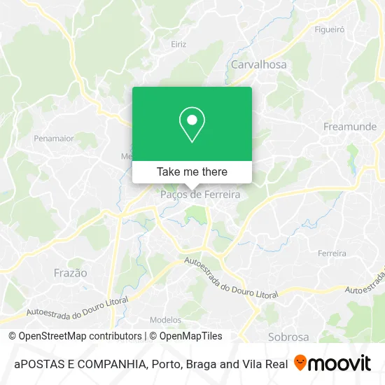 aPOSTAS E COMPANHIA map