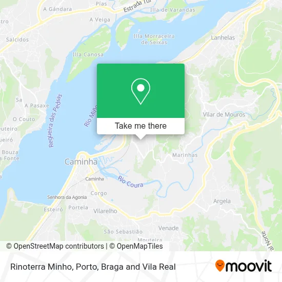 Rinoterra Minho map