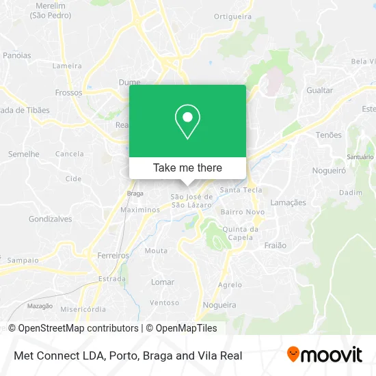 Met Connect LDA map
