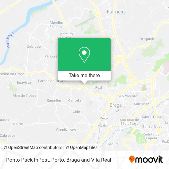 Ponto Pack InPost map