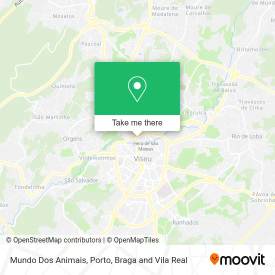 Mundo Dos Animais map