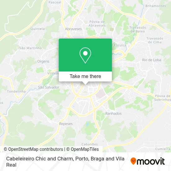 Cabeleireiro Chic and Charm map
