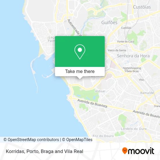 Korridas map