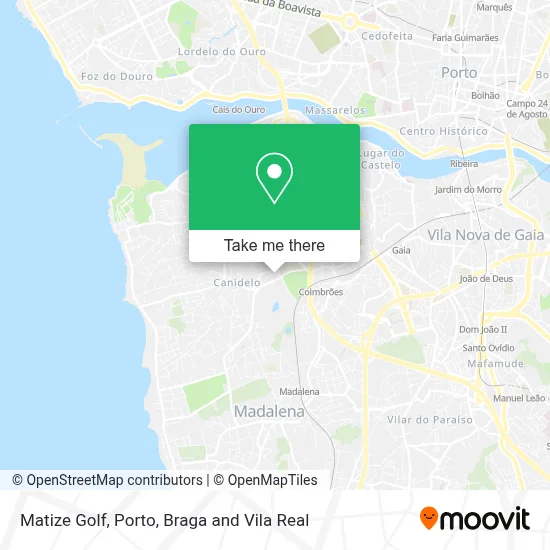 Matize Golf map