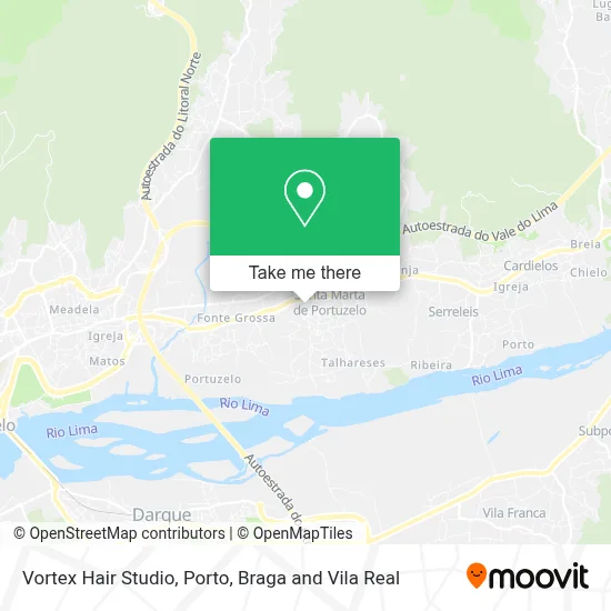 Vortex Hair Studio map
