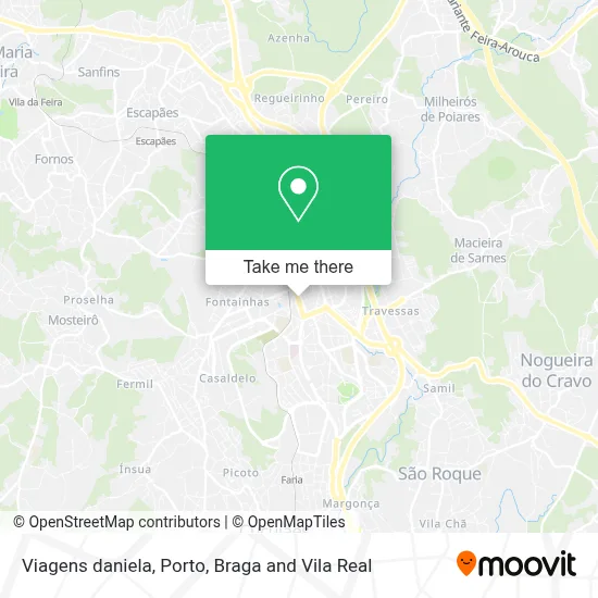 Viagens daniela map