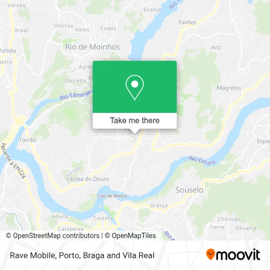 Rave Mobile mapa