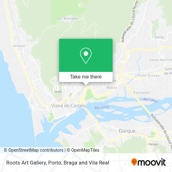 Roots Art Gallery map