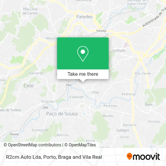 R2cm Auto Lda mapa